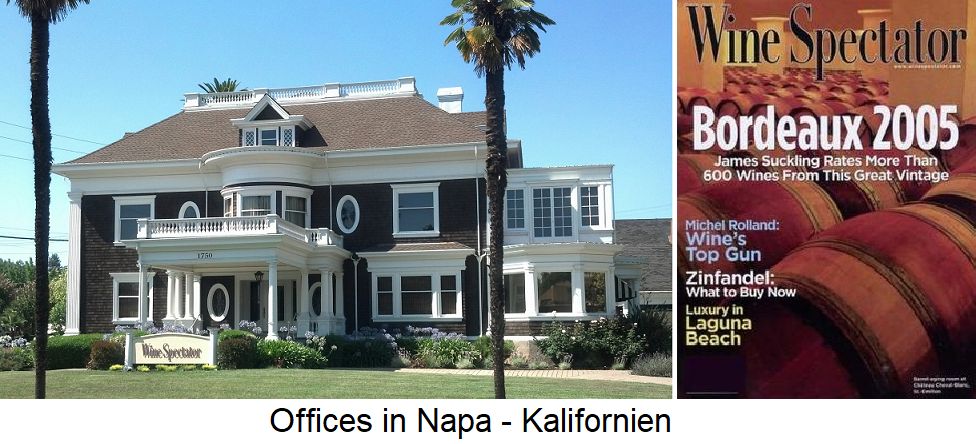 Wine Spectator - Offices in Napa/Kalifornien und Journal
