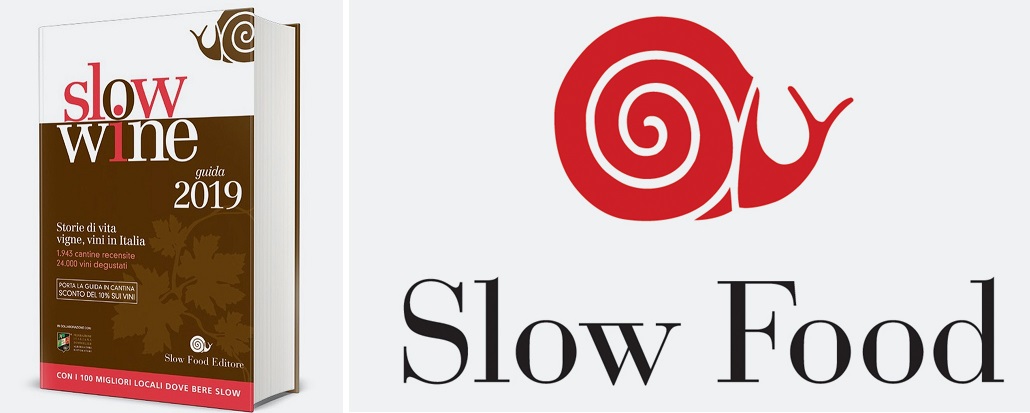Slow Wine - Cover Slow Wine und Logo Slow Food
